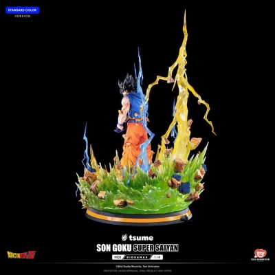 DRAGON BALL Z - Son Goku Super Saiyan HQS Dioramax 1/4 Tsume Figure 51 cm