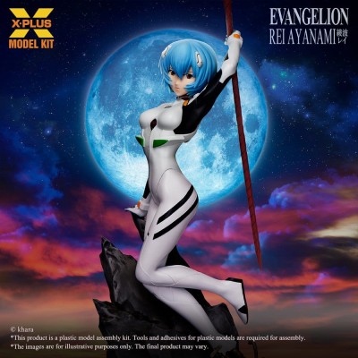 EVANGELION - Rei Ayanami 1/8 (Reproduction) X-Plus Plastic Model Kit 20 cm