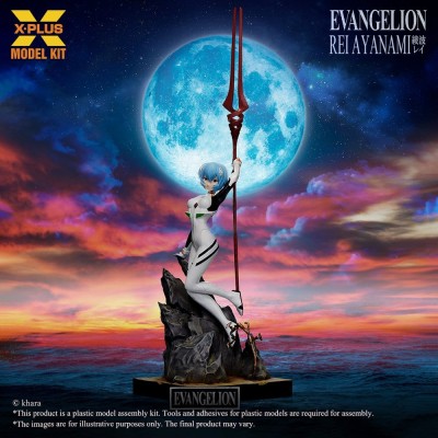 EVANGELION - Rei Ayanami 1/8 (Reproduction) X-Plus Plastic Model Kit 20 cm