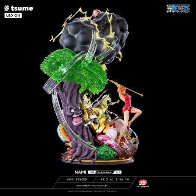 ONE PIECE - Nami HQS Dioramax 1/6 Tsume Figure 64 cm