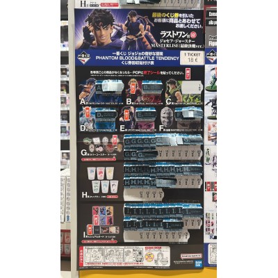 JOJO'S BIZARRE ADVENTURE Ichibankuji - Phantom blood & Battle tendecy (1 TICKET)