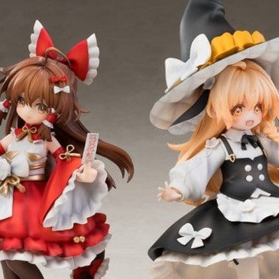 TOUHOU PROJECT - Reimu Hakurei & Marisa Kirisame Reverse Palm Spirit 2-Pack Reverse Studio PVC Figures