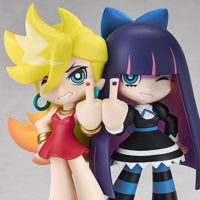 NEW PANTY & STOCKING WITH GARTERBELT - Panty & Stocking Mini Memory Mini Good Smile Company PVC Figure 10 cm