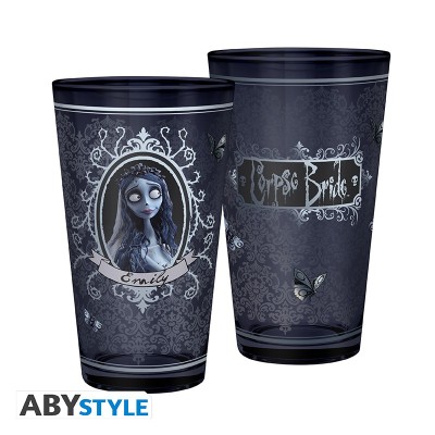 CORPSE BRIDE - Victor & Emily Set di 2 Bicchieri in vetro 400 ml