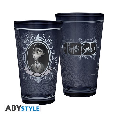 CORPSE BRIDE - Victor & Emily Set di 2 Bicchieri in vetro 400 ml