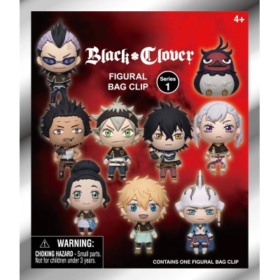 BLACK CLOVER - Bag Clip (1 blind box clip)