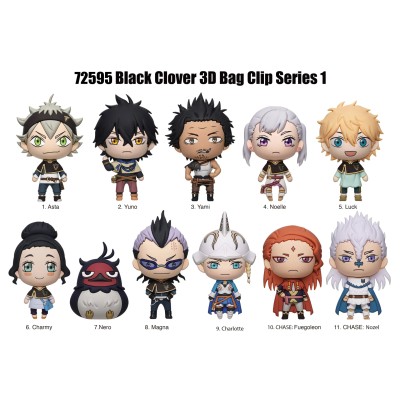 BLACK CLOVER - Bag Clip (1 blind box clip)