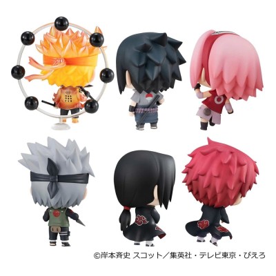 NARUTO SHIPPUDEN - ChimiMega Series Mini Figures Mascot Collection 1 - 1 single Blind Box 6 cm