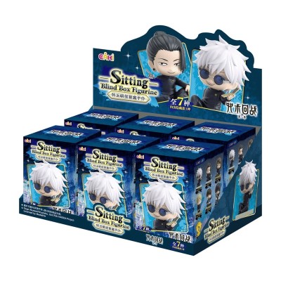JUJUTSU KAISEN - Season 2 Sitting Series Eaki PVC Mini Figures - 1 Single Blind Box 8 cm