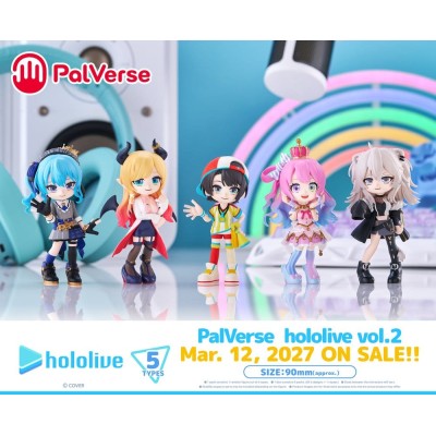 HOLOLIVE PRODUCTION - PalVerse Mini Figures Vol.2 - 1 Single Blind Box 9 cm