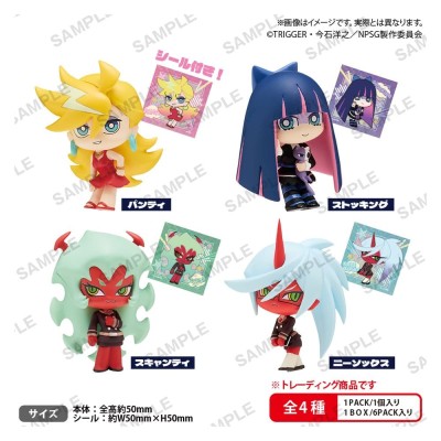 PANTY & STOCKING WITH GARTERBELT - Mini Figures Rich Box ver. - 1 Single Blind Box 5 cm
