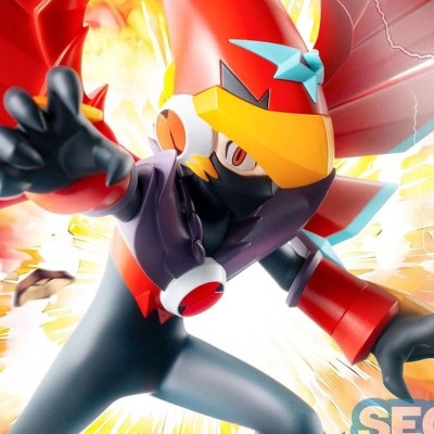 MEGA MAN BATTLE NETWORK - Mega Man Falzar Beast Luminasta Sega PVC Figure 19 cm