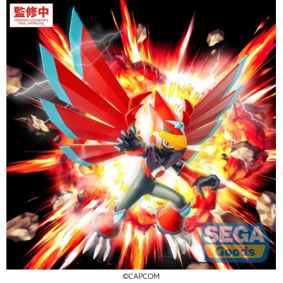 MEGA MAN BATTLE NETWORK - Mega Man Falzar Beast Luminasta Sega PVC Figure 19 cm