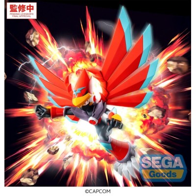 MEGA MAN BATTLE NETWORK - Mega Man Falzar Beast Luminasta Sega PVC Figure 19 cm