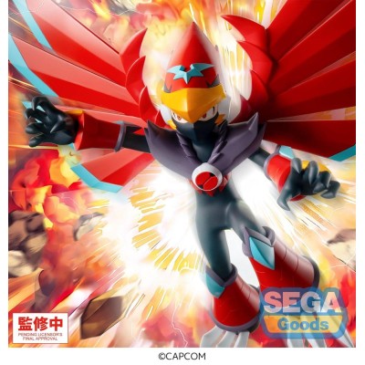 MEGA MAN BATTLE NETWORK - Mega Man Falzar Beast Luminasta Sega PVC Figure 19 cm