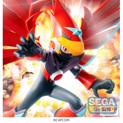 MEGA MAN BATTLE NETWORK - Mega Man Falzar Beast Luminasta Sega PVC Figure 19 cm