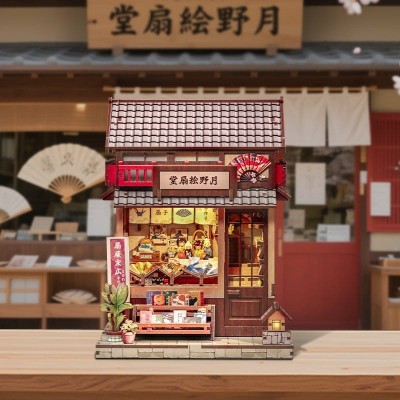 Miniature House Model Kit Tsukino Eogi-dou 19 x 14 cm