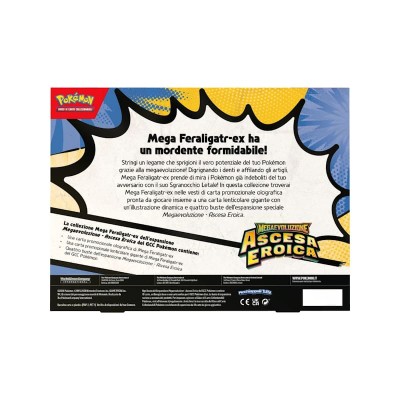 Pokémon - Megaevoluzione Ascesa Eroica Collezione Mega Feraligatr EX (ITA)