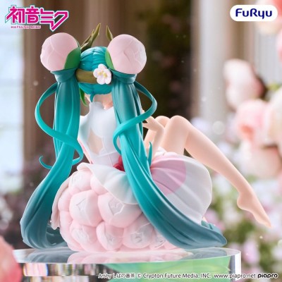 HATSUNE MIKU - Hatsune Miku Flower Fairy White Plum Blossom Noodle Stopper Furyu PVC Figure 13 cm