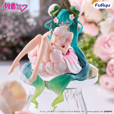 HATSUNE MIKU - Hatsune Miku Flower Fairy White Plum Blossom Noodle Stopper Furyu PVC Figure 13 cm