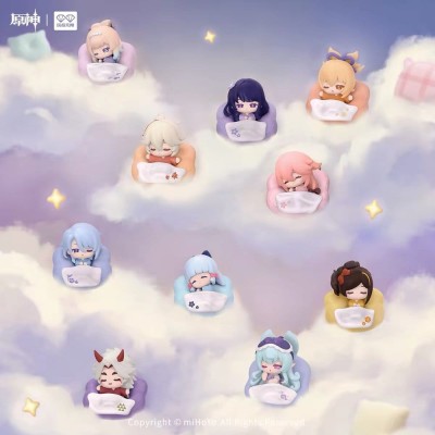 GENSHIN IMPACT - 3D Magnet Cloud Pillow Dreamland Series MiHoYo - 1 Single Blind Box 5 cm