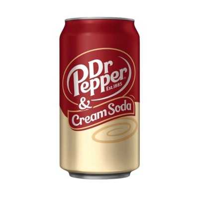 Dr Pepper vanilla cream soda