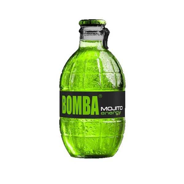 Bomba cherry energy drink mint and lime flavor